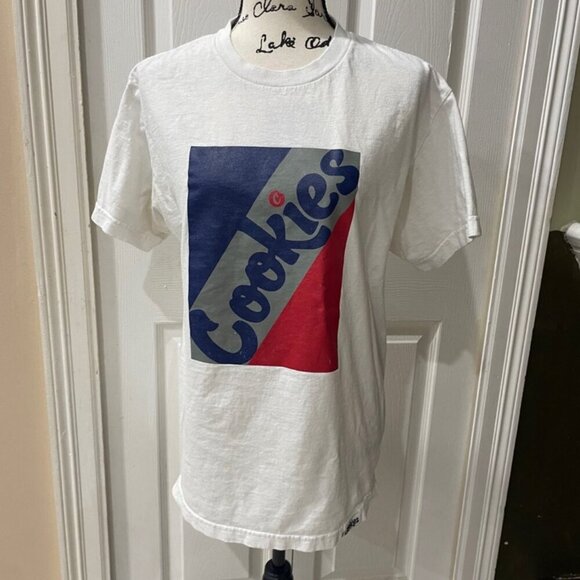 Y2K RETRO T-SHIRT COOKIES ERRYBODY EATS 100%COTTON MADE IN USA SIZE MEDIUM - Picture 3 of 11